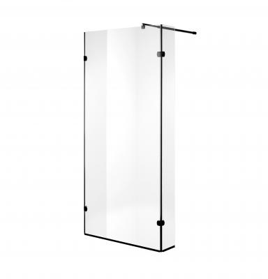 Душевая перегородка Niagara Nova NG-682-12 BLACK (120x195), прозрачное стекло